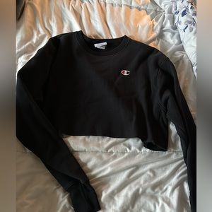 champion sweater cropped